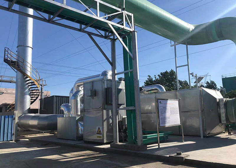 Adsorption and desorption + catalytic combustion of zeolite runner